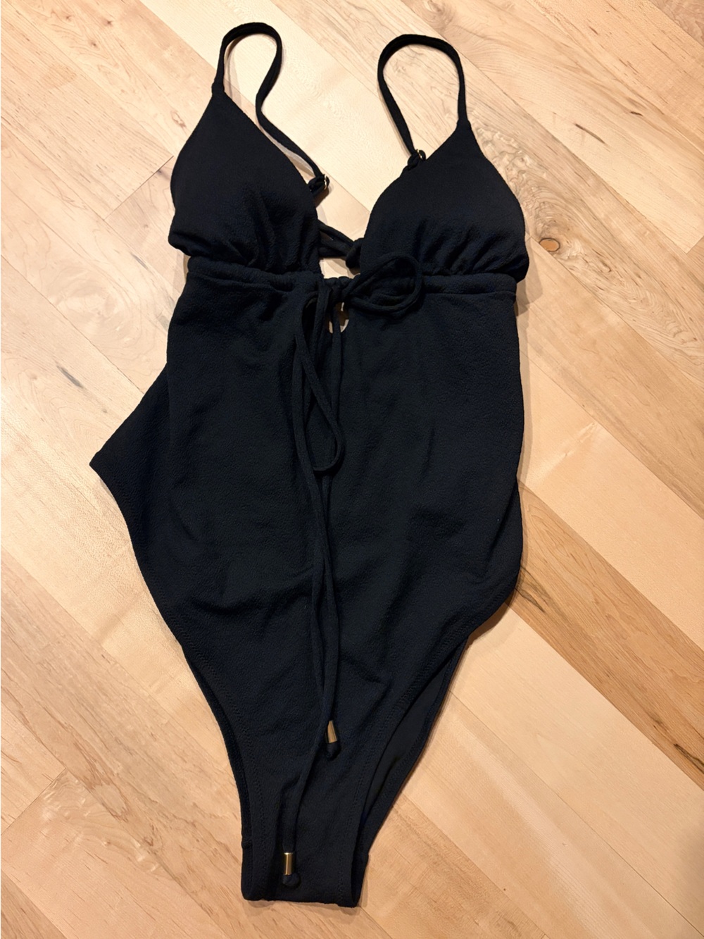 Sexy black h&m one piece swimsuit - sz: L